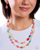 Steady Shells - Multi - Paparazzi Accessories - Neckalce