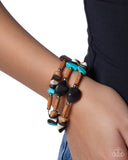 Sensational Stones - Black - Paparazzi Accessories - Bracelet