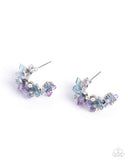 Memorable Monarchs - Blue - Paparazzi Accessories - Earring
