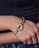Delightful Daydream - Gold - Paparazzi Accessories - Bracelet