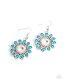 Center of the Room - Blue - Paparazzi Accessories - Earring