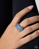 Extraordinary Elegance - Blue - Paparazzi Accessories - Ring