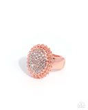 Permission To Sparkle - Copper - Paparazzi Accessories - Ring
