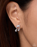 You Are the Music in Me - Silver - Paparazzi Accessories - Earring
