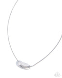 Trendy Timeline - Silver - Paparazzi Accessories - Necklace