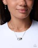 Trendy Timeline - Silver - Paparazzi Accessories - Necklace