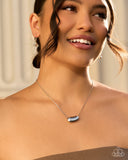 Trendy Timeline - Silver - Paparazzi Accessories - Necklace