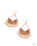 Meticulous Malibu - Brown - Paparazzi Accessories - Earring