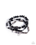 Up for the Challenge - Black - Paparazzi Accessories - Bracelet