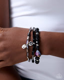 Up for the Challenge - Black - Paparazzi Accessories - Bracelet