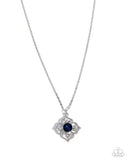 Supreme Elegance - Blue - Paparazzi Accessories - Necklace