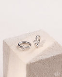 Stainless Setup - Silver - Paparazzi Accessories - Interchangeable Earring Charm BASE HOOPS