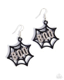 BOO Thing - Black - Paparazzi Accessories - Earring - Jewelry with Erin Binford