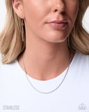 Sassy Splendor - Silver - Paparazzi Accessories - Necklace