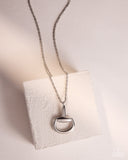 Stirrup Season - Silver - Paparazzi Accessories - Necklace