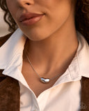 Trendy Talent - Silver - Paparazzi Accessories - Necklace