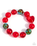 STONY Ovation - Red - Paparazzi Accessories - Bracelet