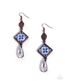 Chic Conviction - Copper - Paparazzi Accessories - Earring - Jewelry with Erin Binford