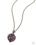 Ornate Observation - Brass - Paparazzi Accessories - Necklace