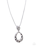 Hammered Hypothesis - Silver - Paparazzi Accessories - Necklace