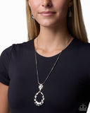 Hammered Hypothesis - Silver - Paparazzi Accessories - Necklace