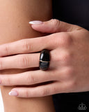 Compelling Company - Black - Paparazzi Accessories - Ring