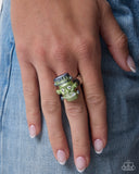 Frankenstein Fashion - Green - Paparazzi Accessories - Ring - Jewelry with Erin Binford