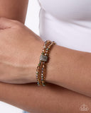 Engaged Elegance - Brass - Paparazzi Accessories - Bracelet