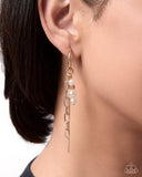 Poised Play - Gold - Paparazzi Accessories - Interchangeable Earring Charms - CHARM ONLY