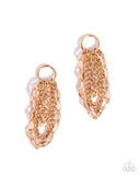 Cascading Call - Gold - Paparazzi Accessories - Interchangeable Earring Charm- CHARM ONLY
