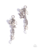 Beloved Butterfly - White - Paparazzi Accessories - Interchangeable Earring Charm- CHARM ONLY