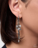 Beloved Butterfly - White - Paparazzi Accessories - Interchangeable Earring Charm- CHARM ONLY