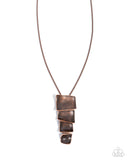 Radical Run - Copper - Paparazzi Accessories - Necklace
