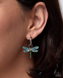 Dragonfly Date - Blue - Paparazzi Accessories - Interchangeable Earring Charm- CHARM ONLY