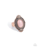 Natural Fan - Copper - Paparazzi Accessories - Ring