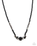 Mesmerizing Memorization - Black - Paparazzi Accessories - Necklace