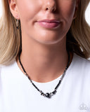 Mesmerizing Memorization - Black - Paparazzi Accessories - Necklace