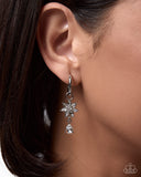 Pursuing Polish - White - Paparazzi Accessories - Earring Interchangeable Charm- CHARMS ONLY