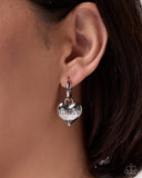 Swooning Sheen and Adorable Amore - Silver - Paparazzi Accessories- Earring Interchangable  Charm Set