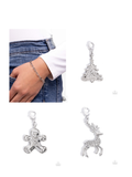 Christmas Charm - Paparazzi Accessories -silver - 4 Piece Set - Jewelry with Erin Binford