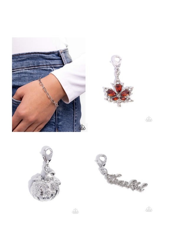 Fall Charm - Paparazzi Accessories - Multi - 4 Piece Set - Jewelry with Erin Binford