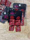 Its Friday! - Red - Paparazzi Accessories - Earring - Jewelry with Erin Binford