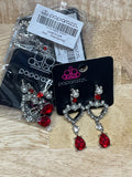 Lovers Lure - Red - Paparazzi Accessories - Earring - Jewelry with Erin Binford