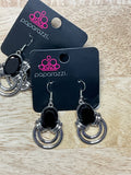 Real Queen - Black - Paparazzi Accessories - Earring - Jewelry with Erin Binford
