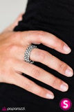 Champagne and Candlelight-Silver - Paparazzi Accessories - Ring - Jewelry with Erin Binford