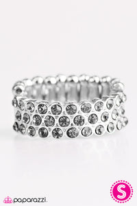 Champagne and Candlelight-Silver - Paparazzi Accessories - Ring - Jewelry with Erin Binford