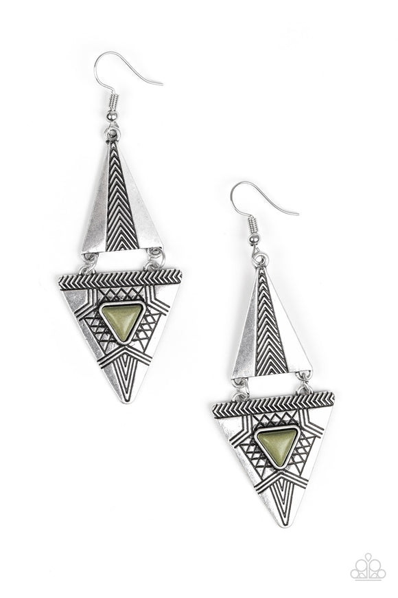 El Paso Edge - Green - Jewelry with Erin Binford