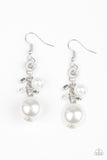 Timelessly Traditional - White - Paparazzi Accessories - Earring - Jewelry with Erin Binford