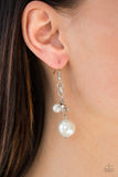 Timelessly Traditional - White - Paparazzi Accessories - Earring - Jewelry with Erin Binford