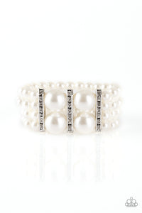 Romance Remix - White - Paparazzi Accessories - Bracelet - Jewelry with Erin Binford